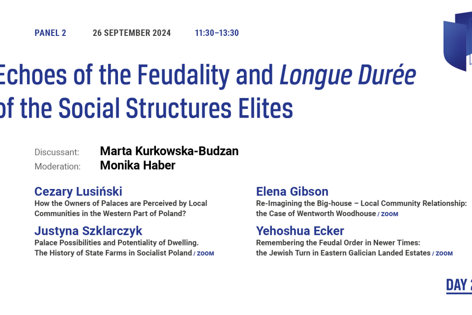 Photo of the publication “Echoes of the Feudality and Longue Durée of the Social Structures” Panel | 14th Genealogies of Memory
