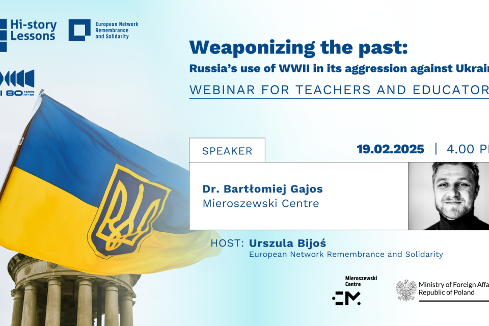 Photo of the publication Webinar: Weaponizing the Past: Russia’s use of WWII in its aggression against Ukraine