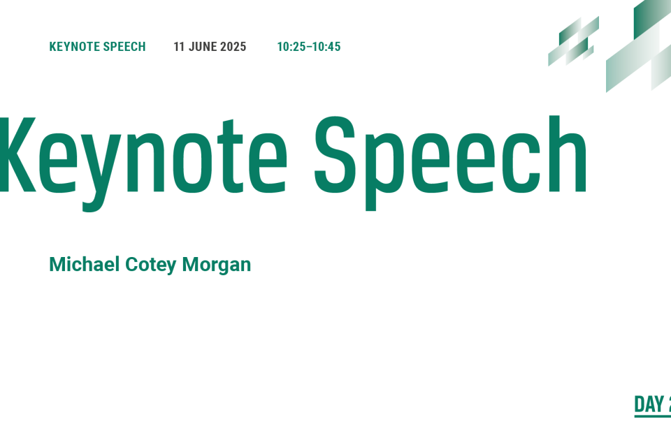 Photo of the publication Keynote Speech by Michael Cotey Morgan | 13th European Remembrance Symposium