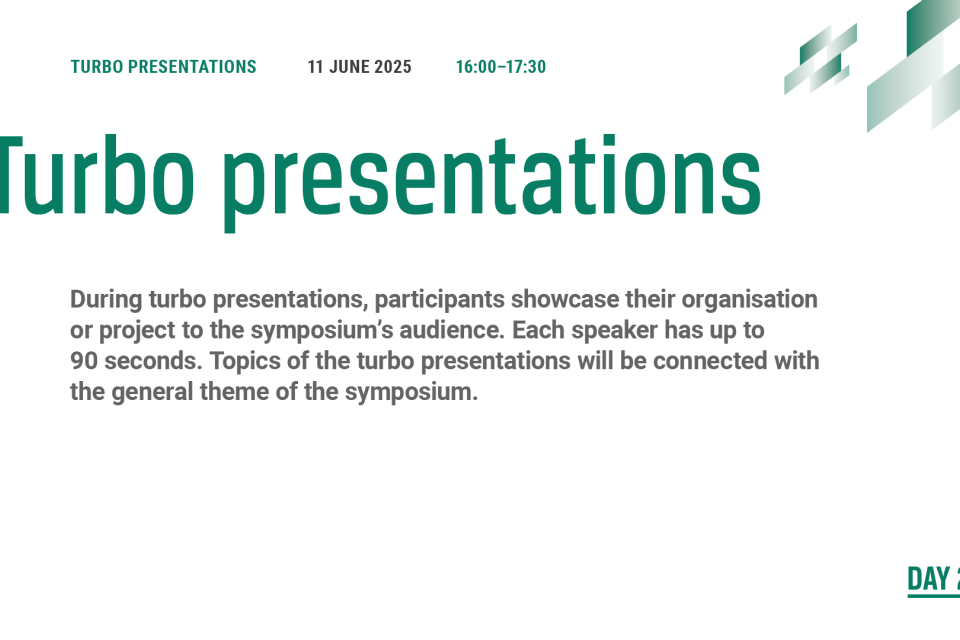 Photo of the publication Turbo Presentations | 13th European Remembrance Symposium