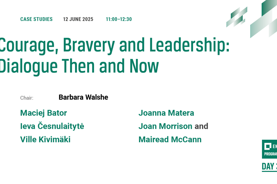 Photo of the publication Courage, Bravery and Leadership: Dialogue Then and Now | 13th European Remembrance Symposium