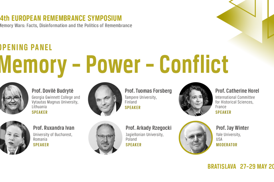Photo of the publication Opening Panel: Memory – Power – Conflict | 14th European Remembrance Symposium