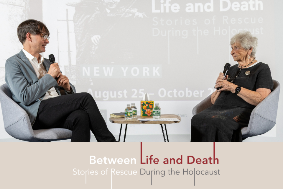 Photo of the publication Stories of Rescue: Between Life and Death Exhibition in New York