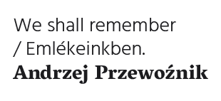 logo of the We shall remember / Emlékeinkben. Andrzej Przewoźnik. 1963–2010. Katyń project