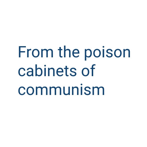 logo of the Conference: From the Poison Cabinets of Communism project