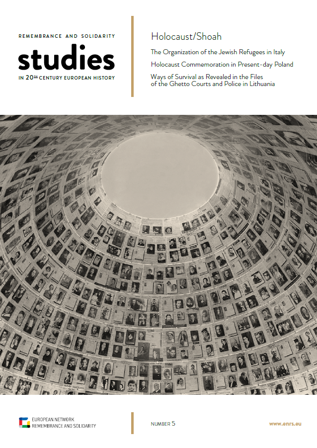 Photo of the publication Remembrance and Solidarity Studies in 20th Century European History. Issue number 5. Holocaust/Shoah
