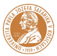 logo of Pavol Jozef Safarik University in Kosice