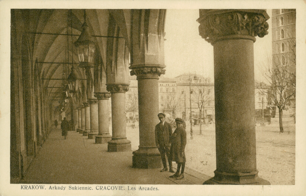 Arcades in Krakow, ca. 1930. Source: Wydawnictwo Sztuka, 1930  / Polona / Public domain