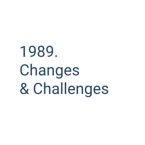 1989. Changes and challenges