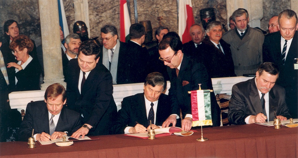 Creation of Visegrád Group