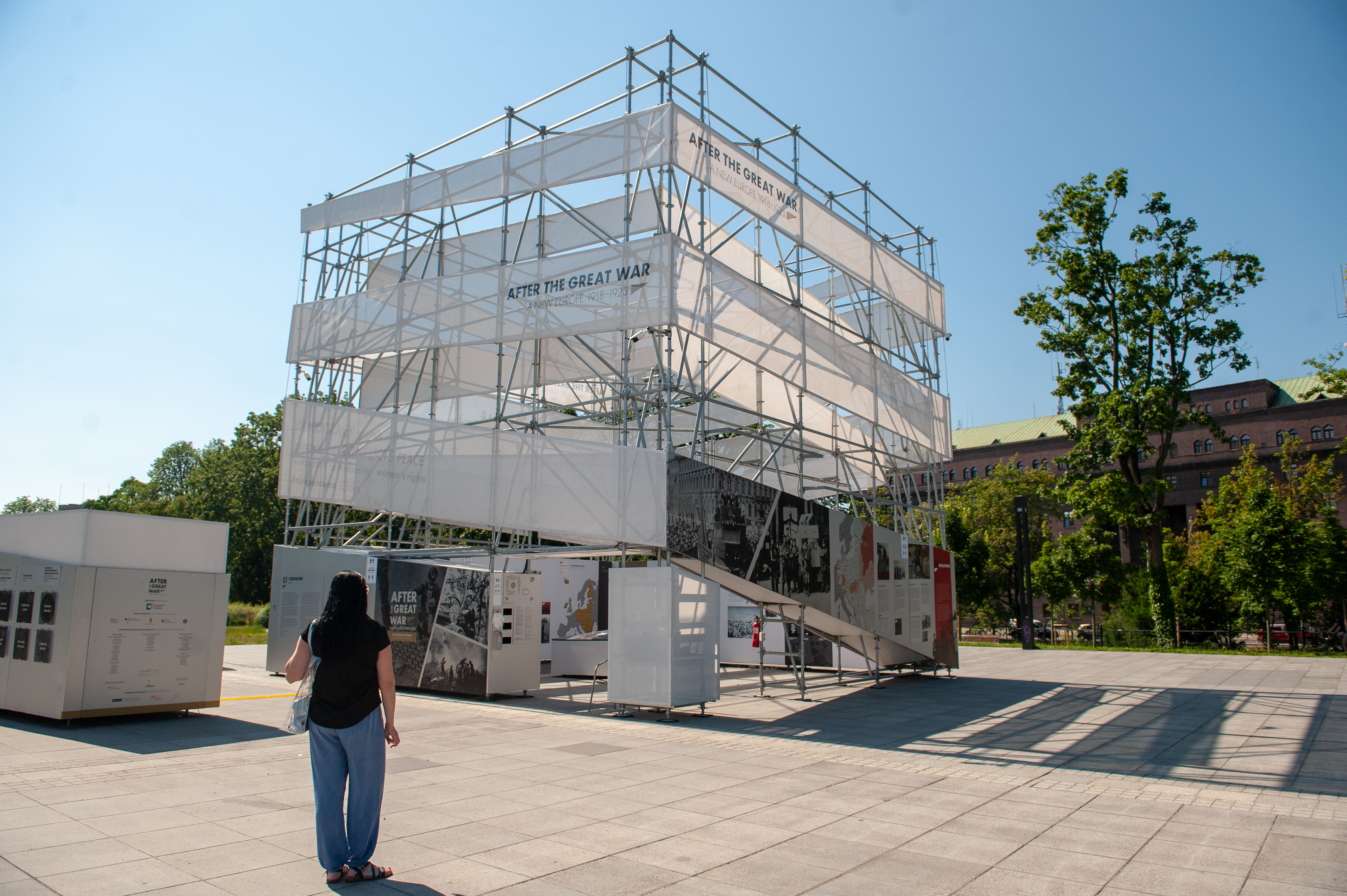 cover image of After The Great War exhibition in Kraków project