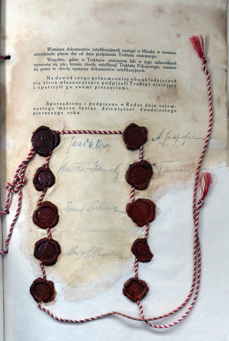 Signing of the Treaty of Riga