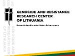 logo of Genocide and Resistance Research Center of Lithuania