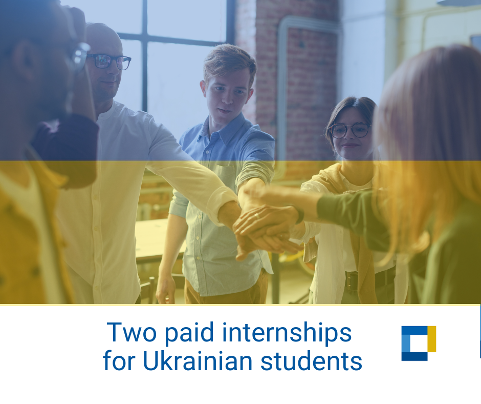 Two paid internships for Ukrainian students