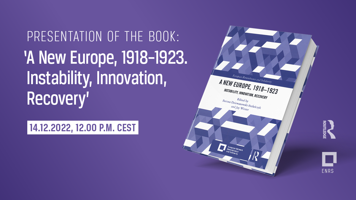 Book discussion: A New Europe, 1918-1923. Instability, Innovation, Recovery