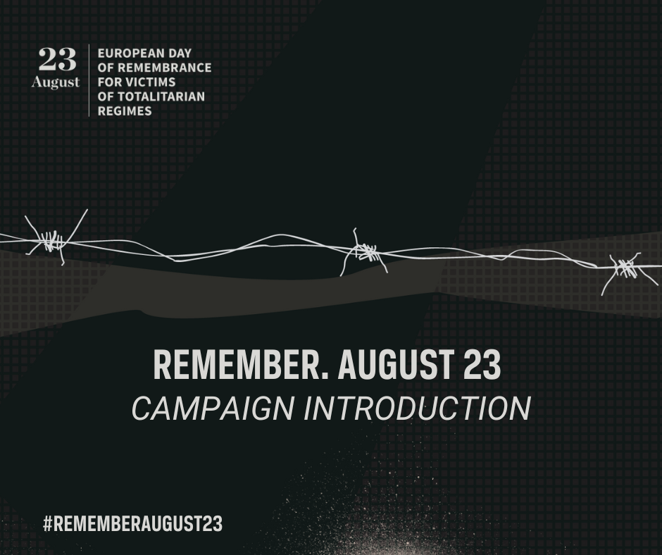 ‘Remember. August 23’ campaign recalls the victims of totalitarianisms