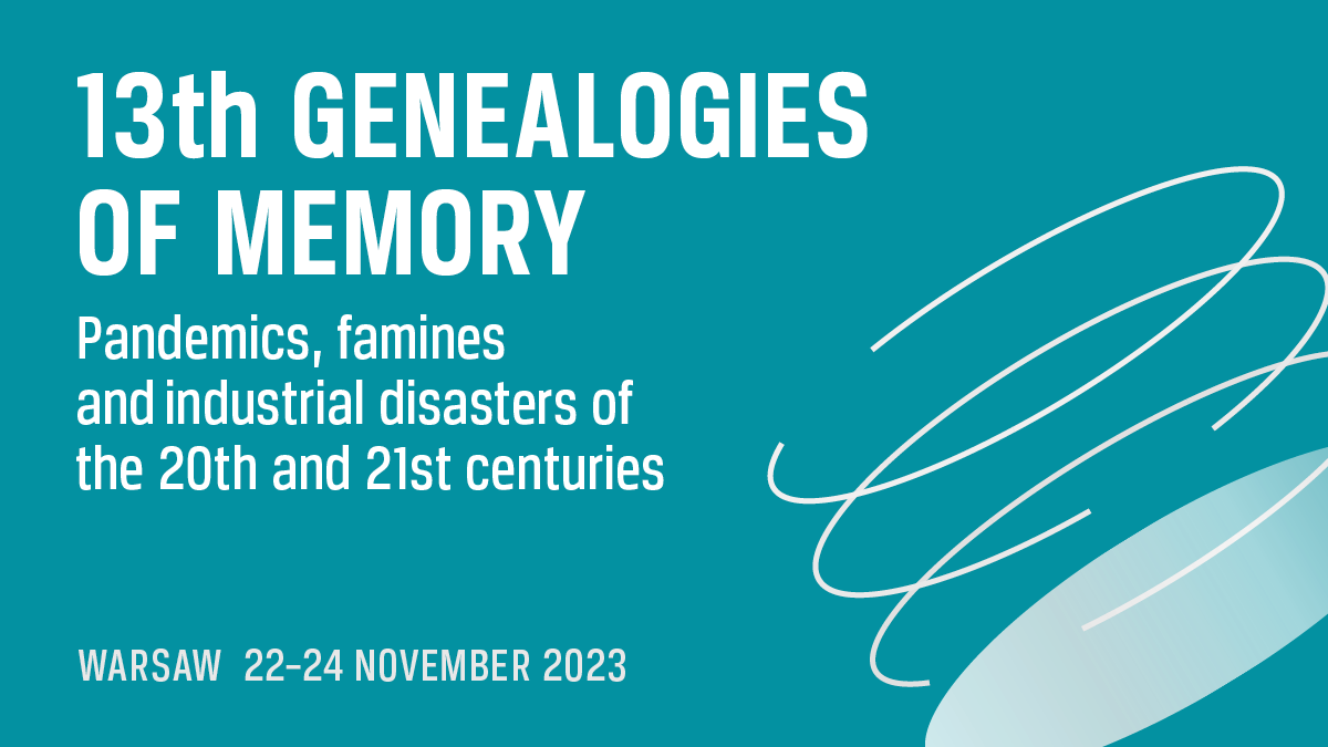 The 13th conference Genealogies of Memory started - watch the livestream now!