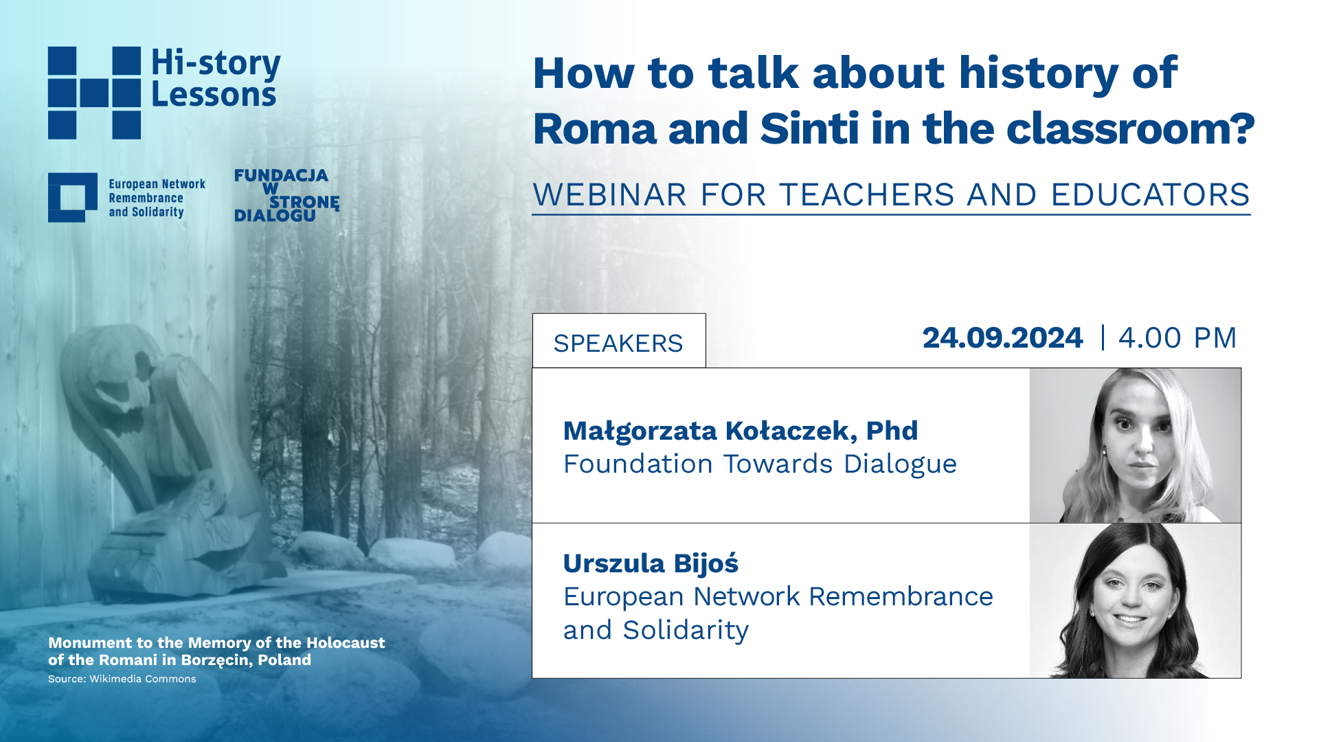 Webinar: How to talk about the history of Roma and Sinti in the classroom