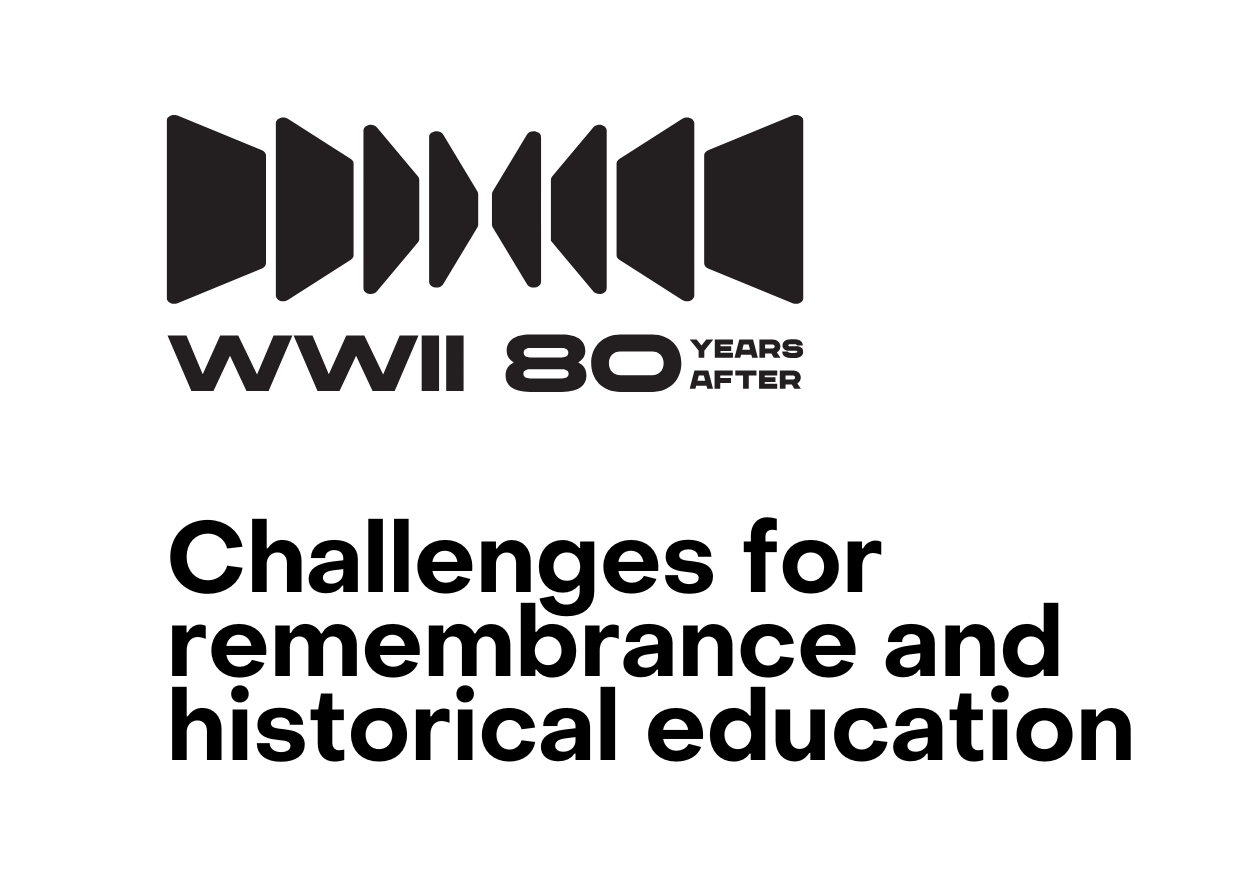 logo of the WWII 80 Years After. Challenges for remembrance  and historical education project