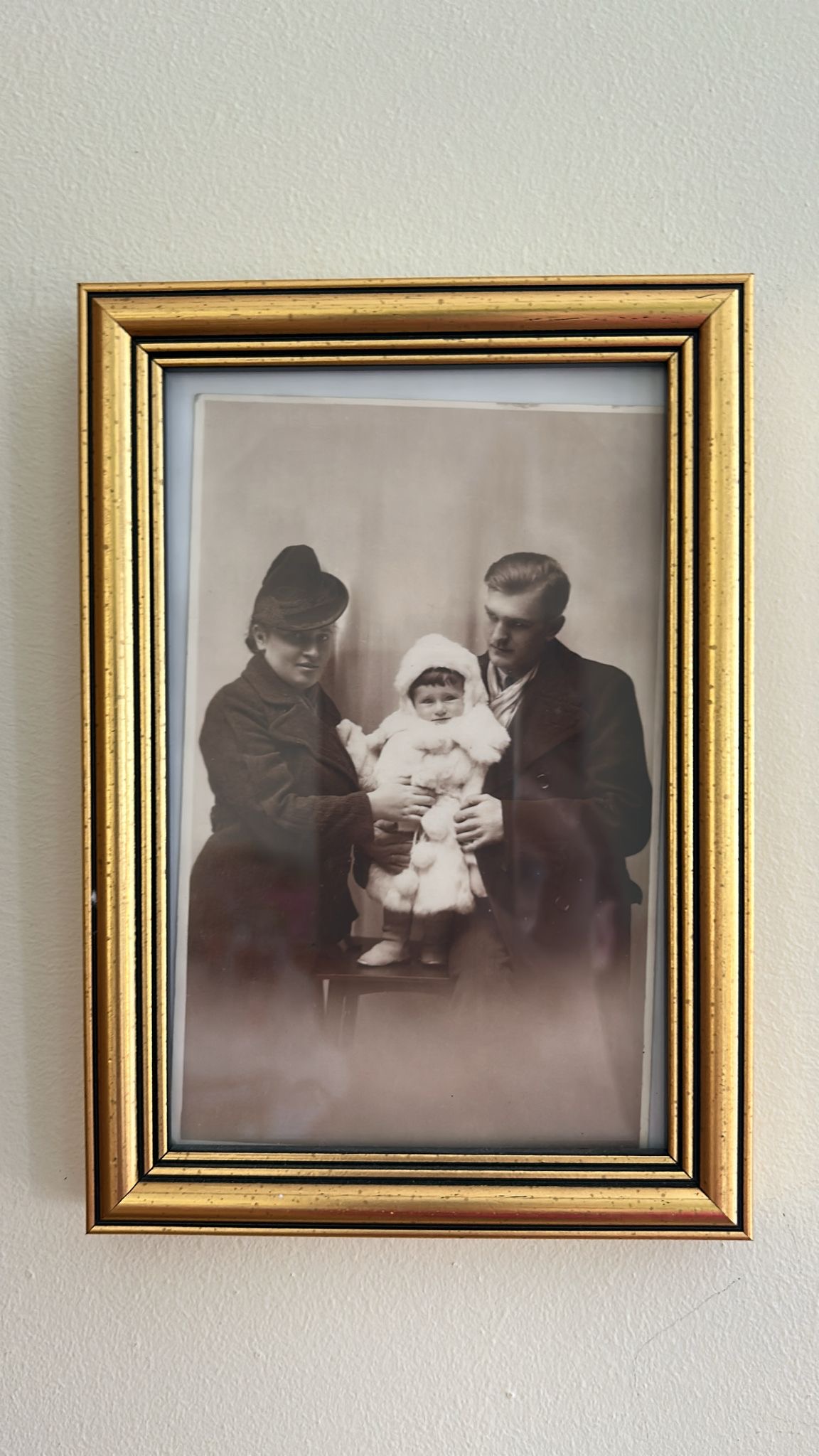 Little Grandma Basia with her parents