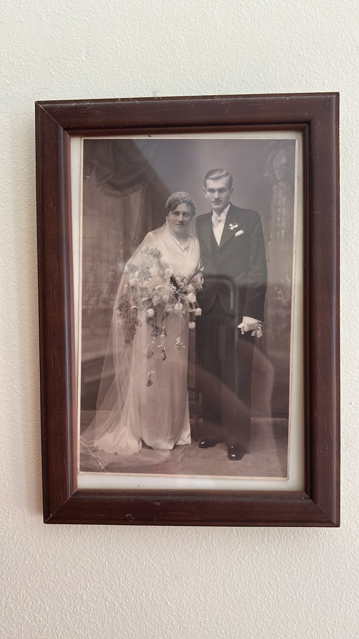 Wedding photo of my great-grandparents
