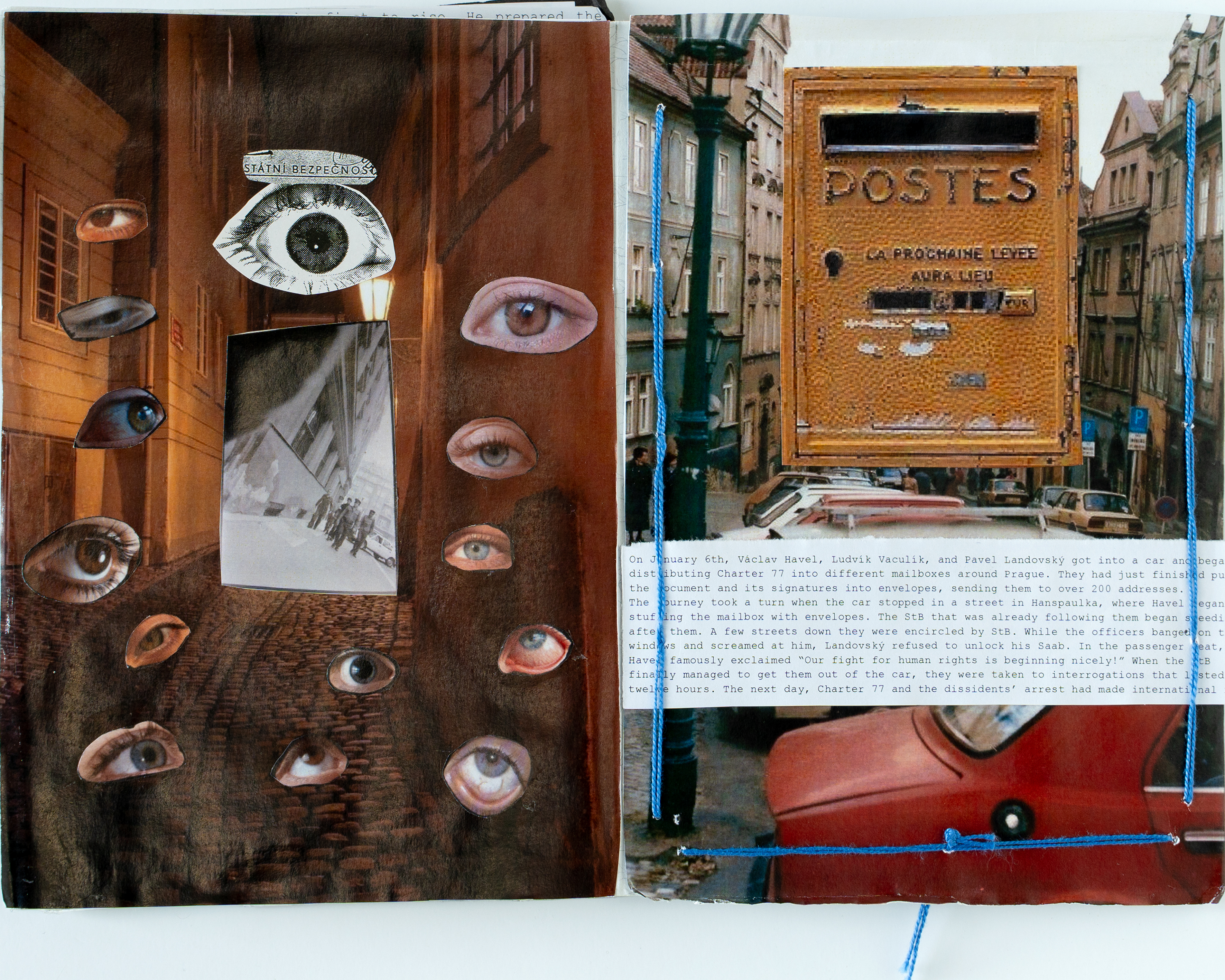 Interior page from zine