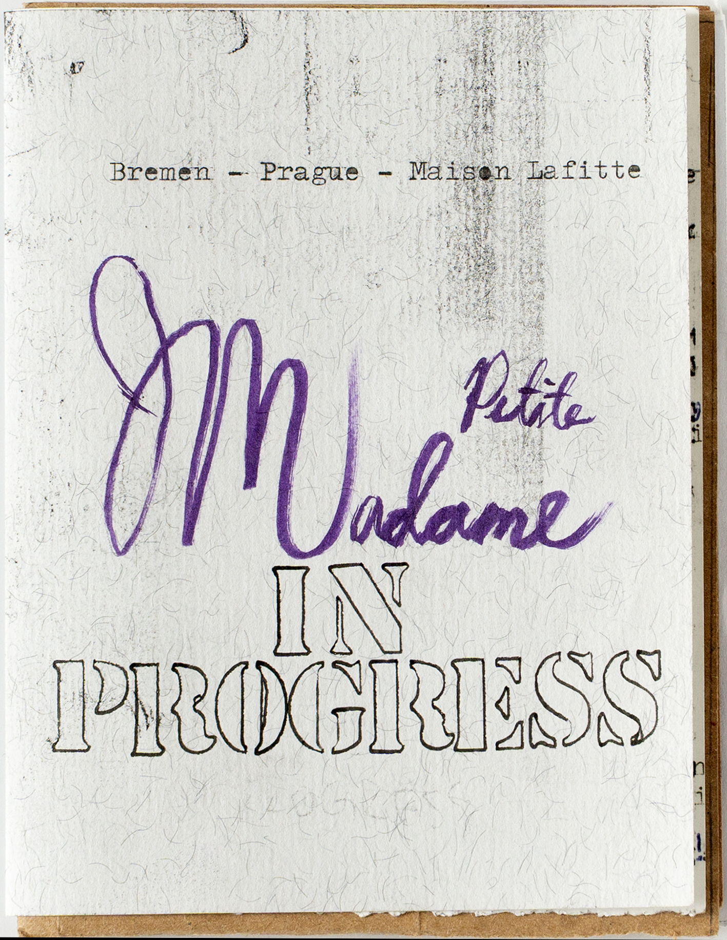 Petite Madame in Progress