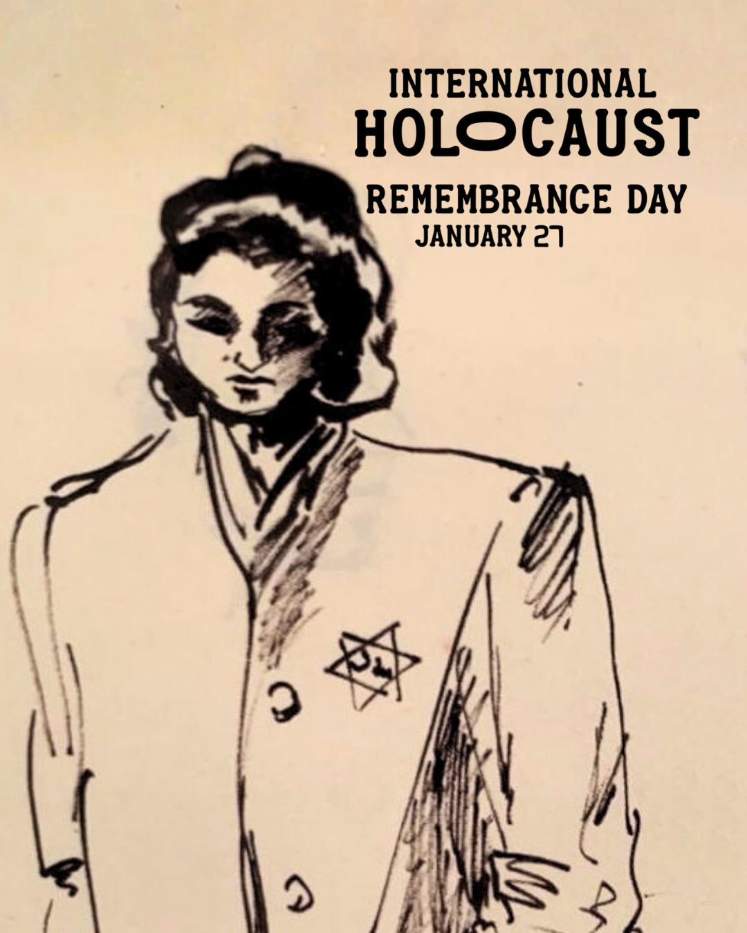 Marianne Grant and her work are the inspiration for the 2026 short animation prepared by the European Network Remembrance and Solidarity for International Holocaust Remembrance Day, 27 January.
Girl with yellow star, 1942/43